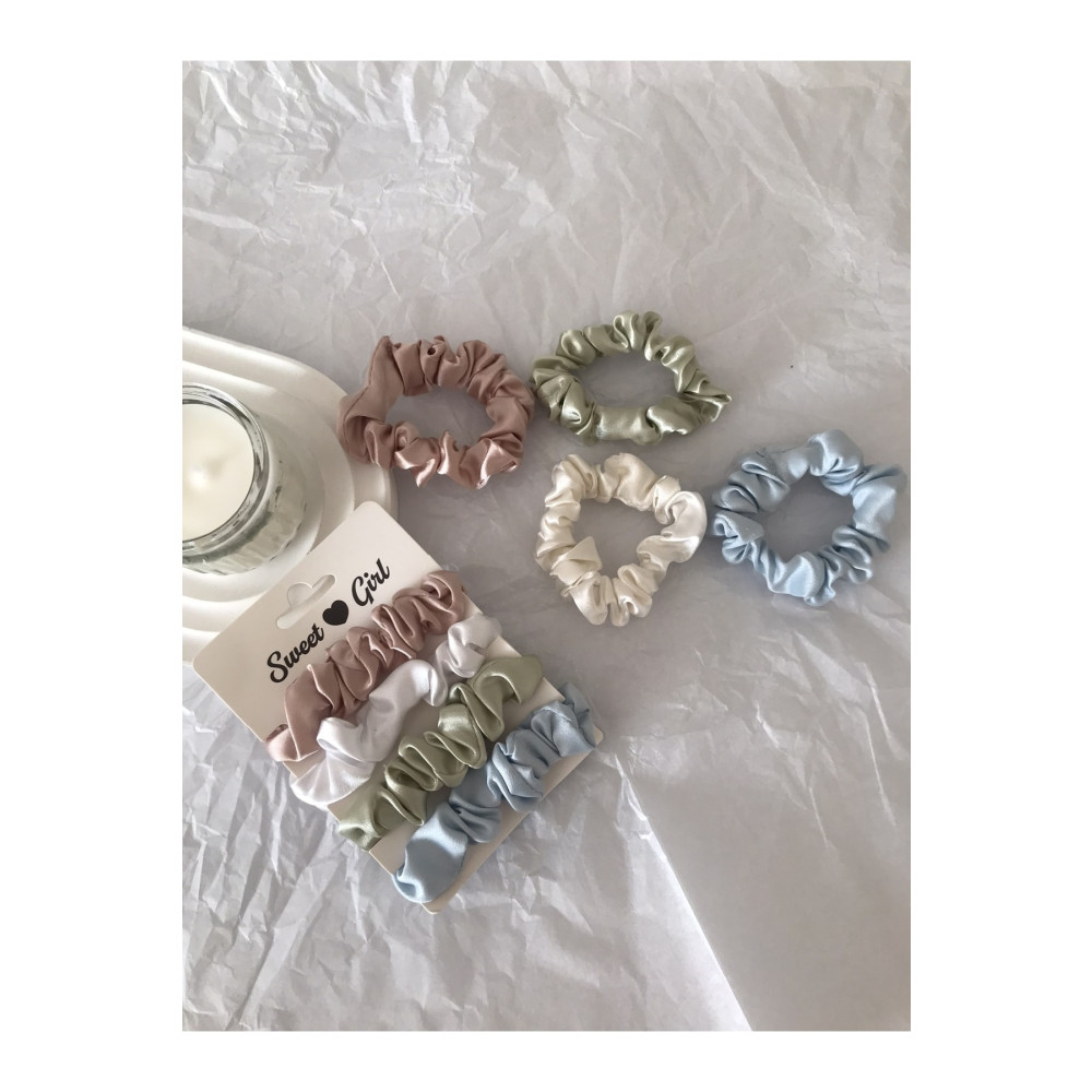 Dream Store Kadın Saten Kumaş Küçük Scrunchie Simit 4lü Toka Seti Toka, Taç & Saç Bandı Fiyatı