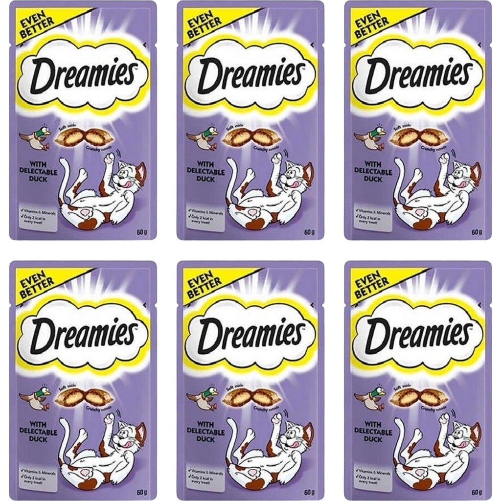 Dreamies Kedi Ödül Maması Ördekli 60gr x 6 8 Haftalıktan Büyük Kediler İçin Lezzetli Atıştırmalık Evcil Hayvan Ürünleri Fiyatı