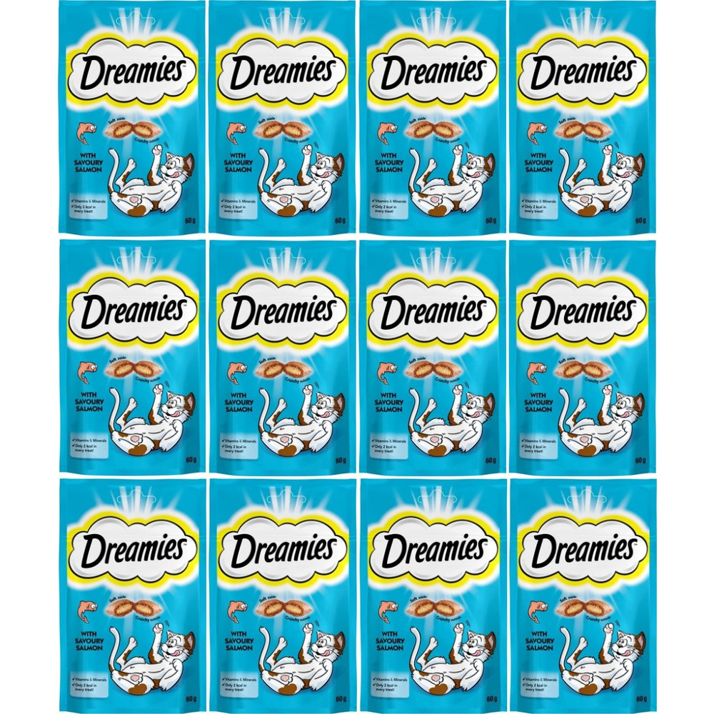 Dreamies Kedi Ödül Maması Somonlu 60 gr x 12 Adet Diğer Fiyatı