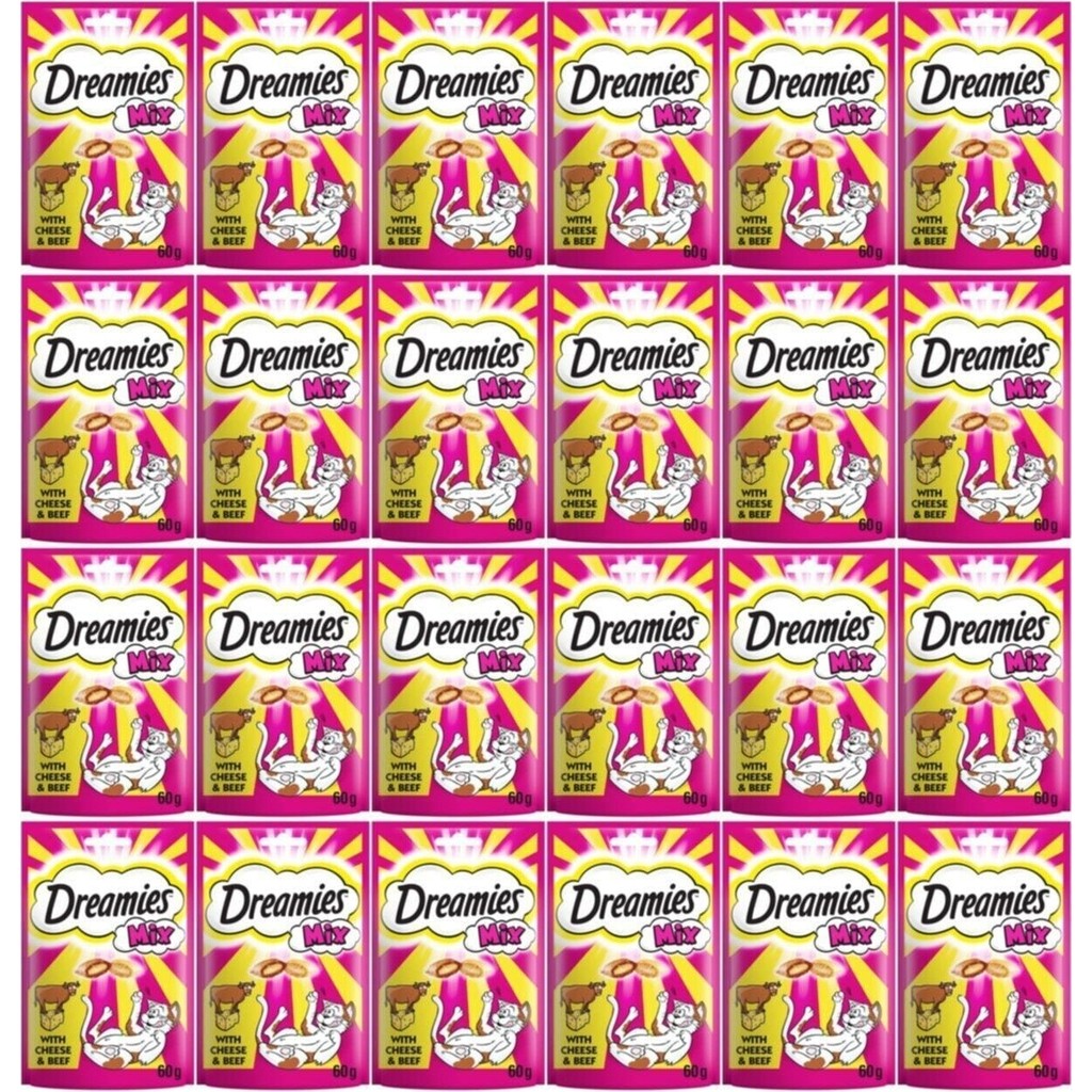 Dreamies Mix Kedi Ödül Maması Peynirli-Sığır Etli 60 gr x 24 Adet Evcil Hayvan Ürünleri Fiyatı