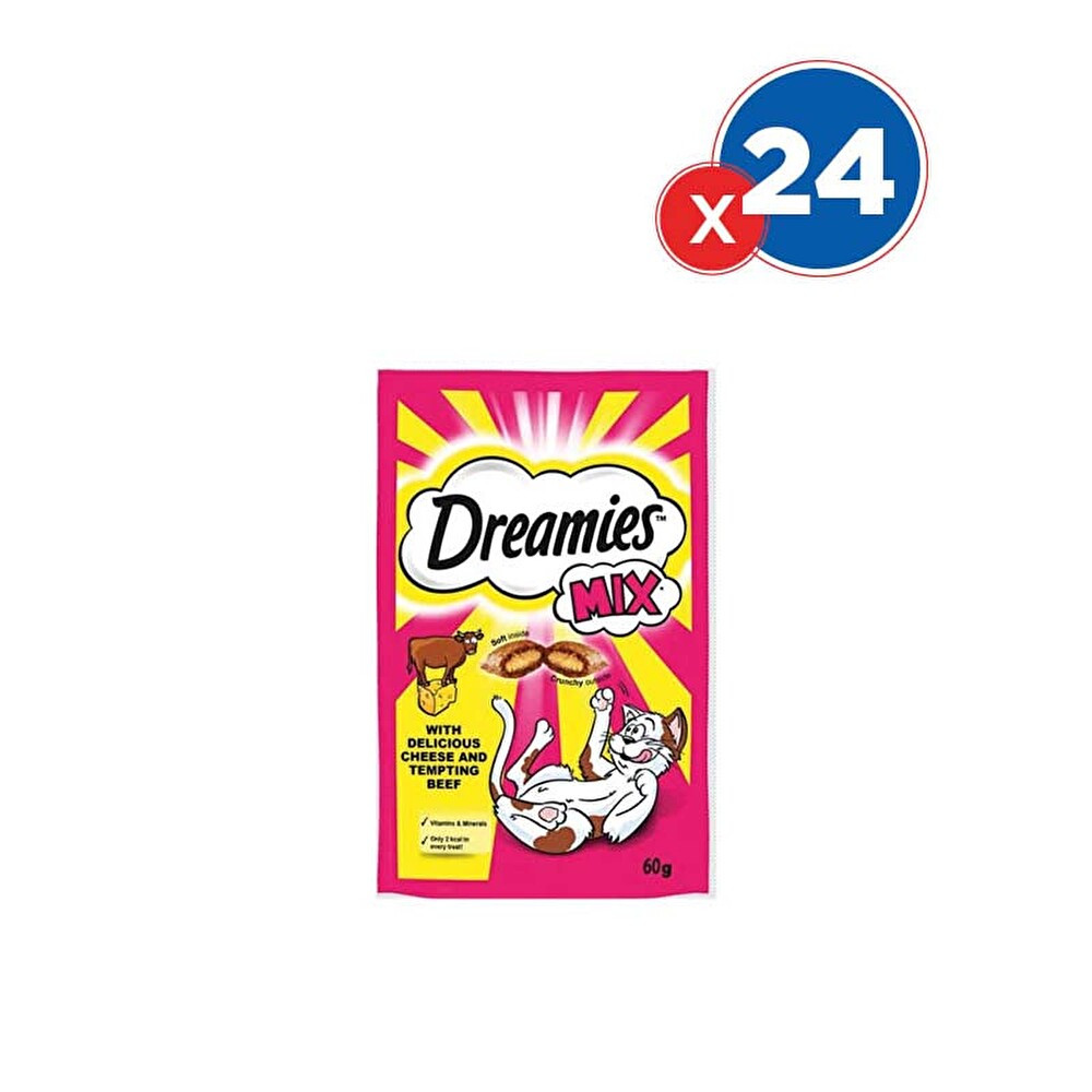 Dreamies Mix Sığırlı & Peynirli Kedi Ödül Maması 24'lü Diğer Fiyatı