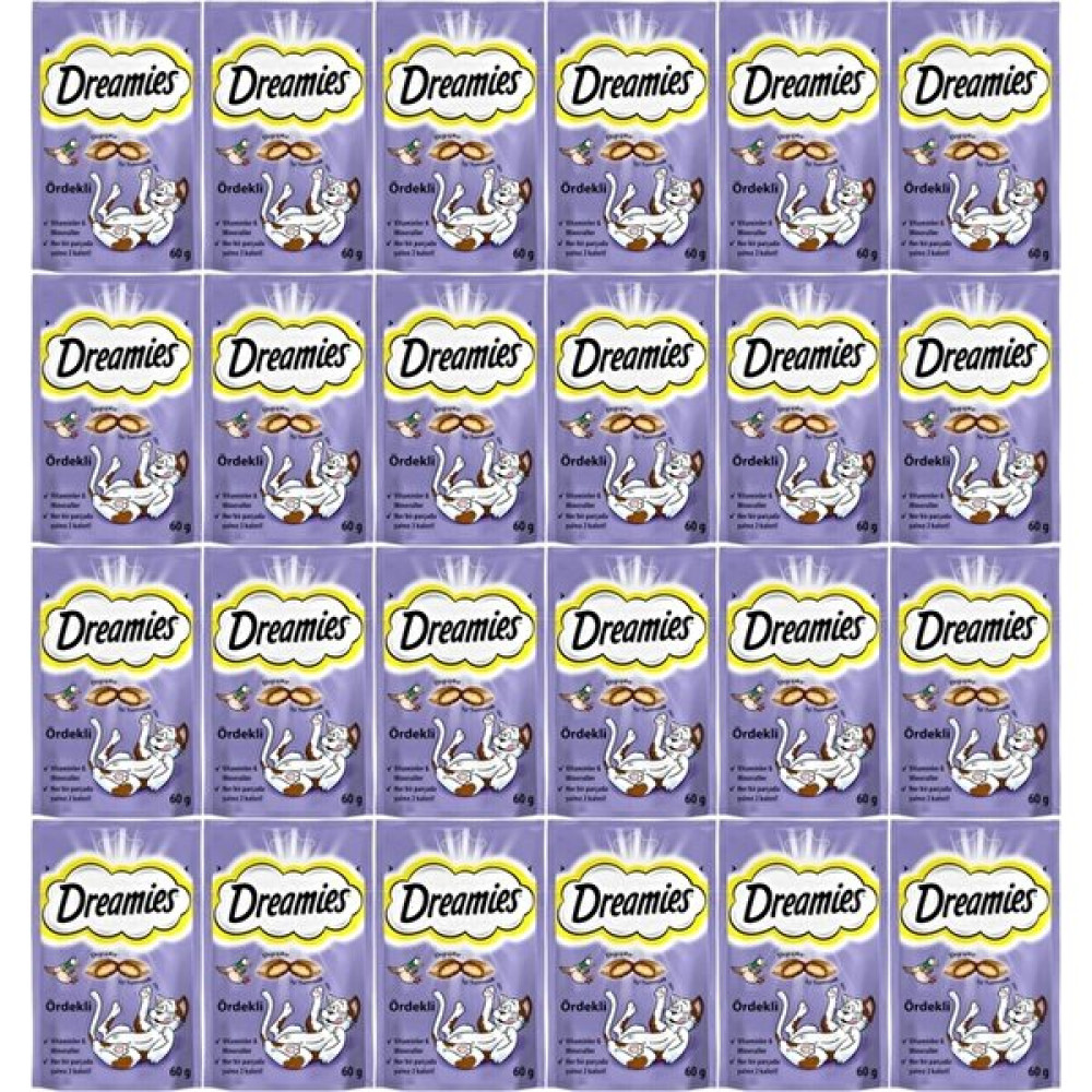 Dreamies Ördekli Kedi Ödül Maması 60GR (24 Adet) Evcil Hayvan Ürünleri Fiyatı