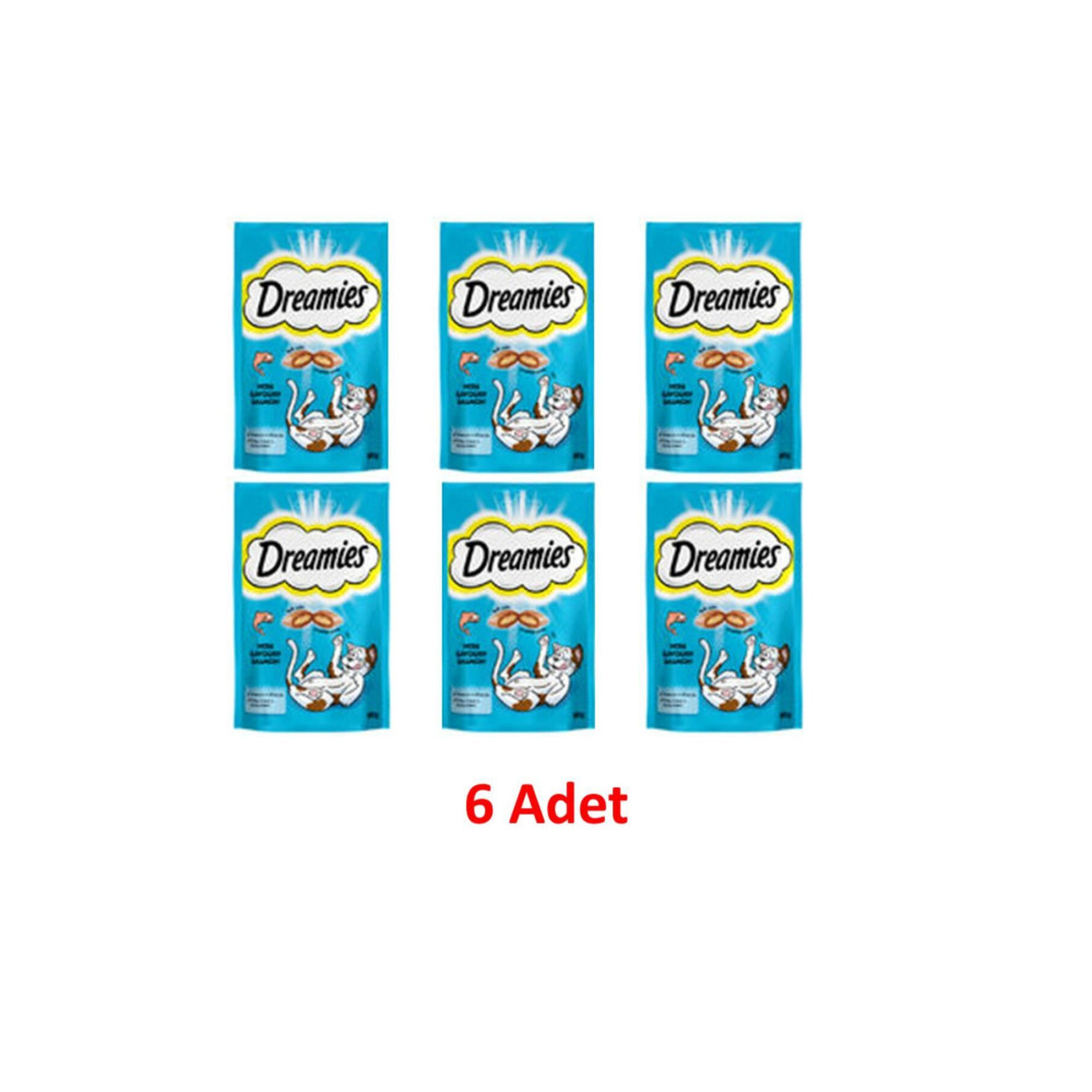 Dreamies Somon Balıklı Kedi Ödülü 6x60 gr Evcil Hayvan Ürünleri Fiyatı