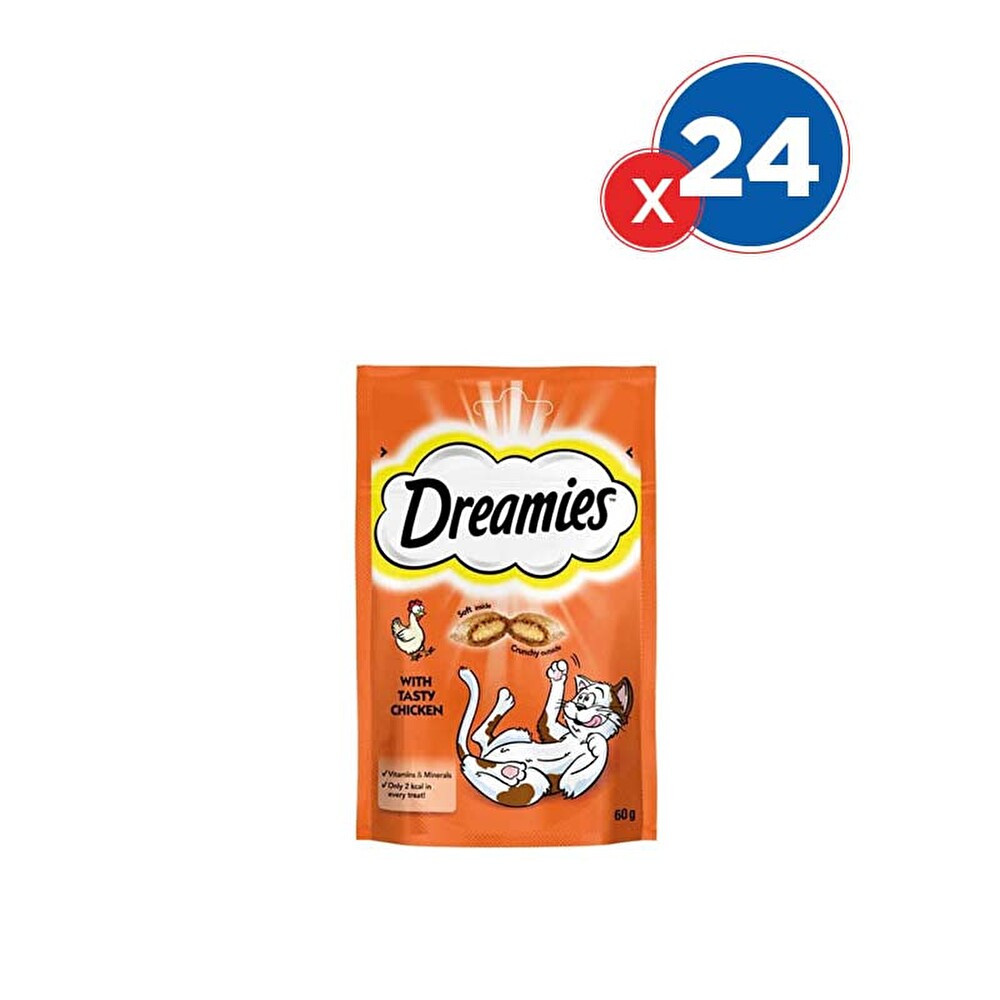 Dreamies Tavuklu Kedi Ödül Maması 60 GrX24'lü Diğer Fiyatı