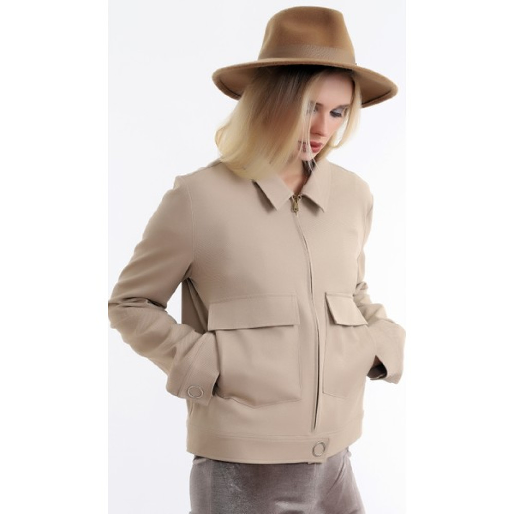 Dreamlike Özel Tasarım Yan ve Üst Cepli Fermuarlı Cool Gabardin Mont Bayan Mont Fiyatı