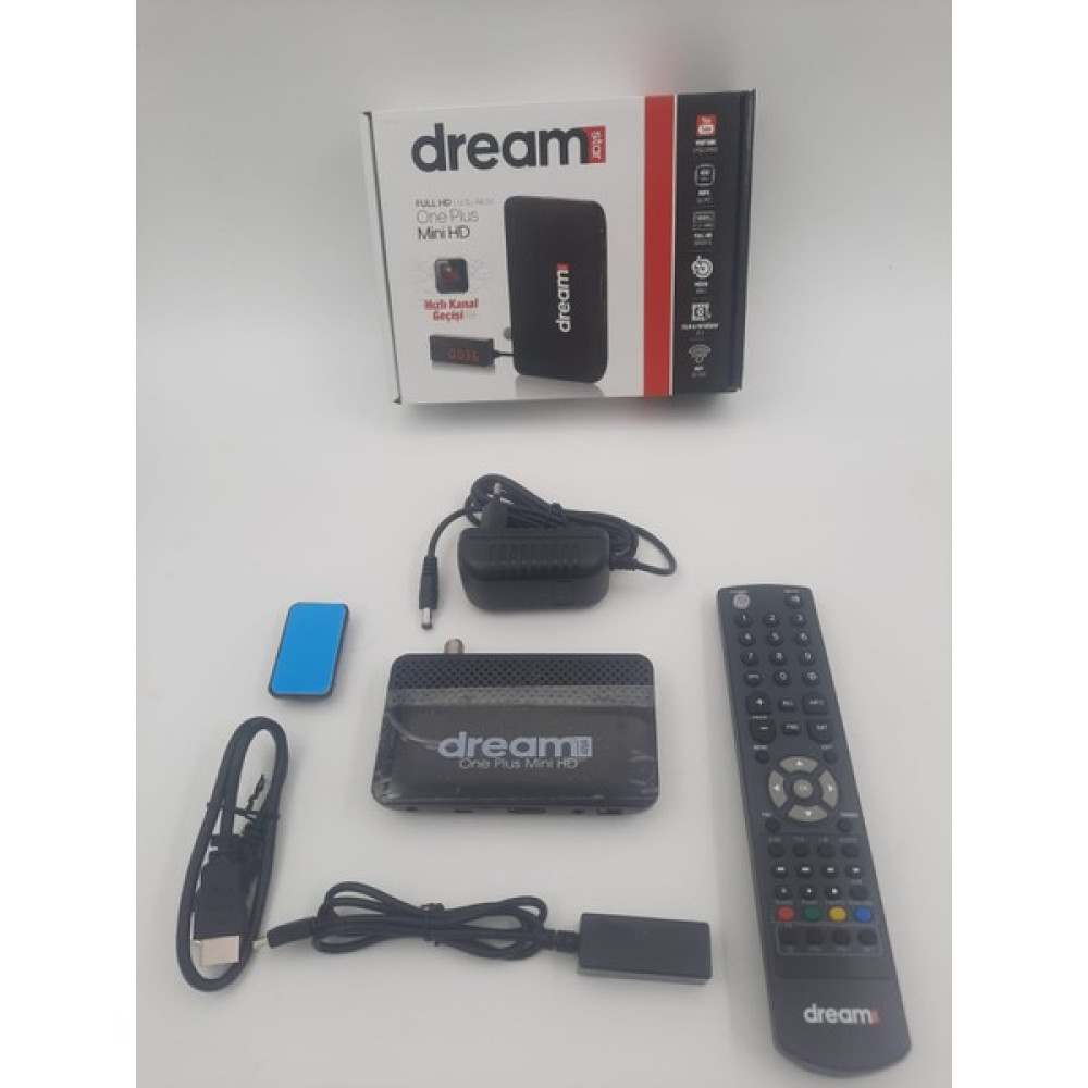 Dreamstar One Plus Mini Full Hd Wi-Fi ve Youtube Destekli Uydu Alıcısı - Siyah Uydu Alıcıları Fiyatı