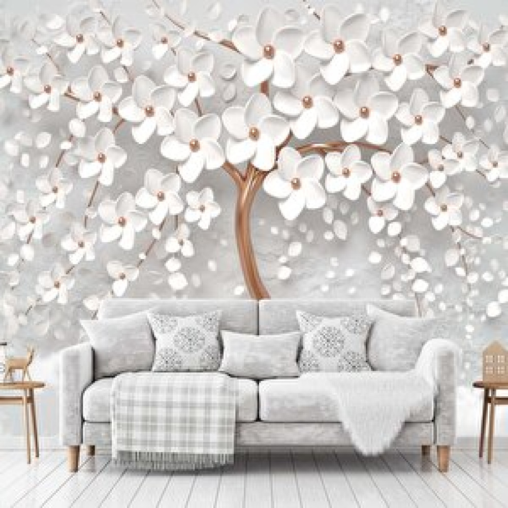 Dreamwall 3boyutlu Çiçekli Ağaç Desenli Isı Ve Ses Yalıtımlı Sağlık Dostu Kumaş Poster Duvar Kağıdı Duvar Kağıdı Fiyatı