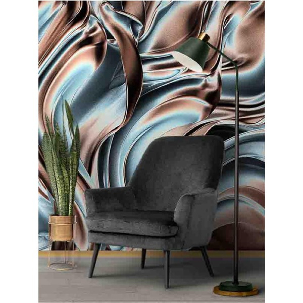 Dreamwall 3D Renk Dalga Desenli Isı ve Ses Yalıtımlı Sağlıklı Tekstil Duvar Kağıdı - 450 x 280 - Çok Renkli Poster Fiyatı