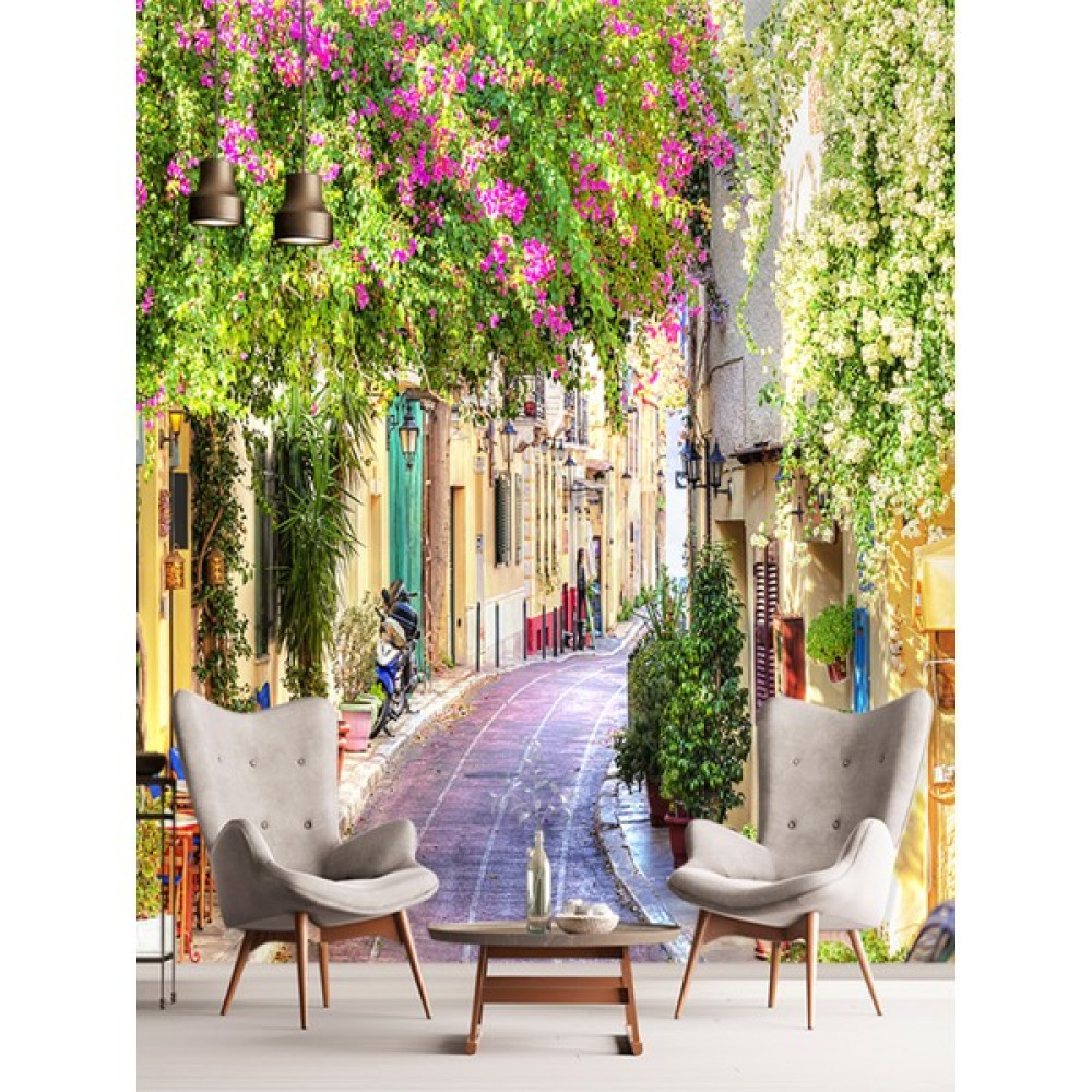 Dreamwall Bahar Yolu Desenli Isı ve Ses Yalıtımlı Sağlıklı Tekstil Duvar Kağıdı - 300 x 270 - Çok Renkli Poster Fiyatı