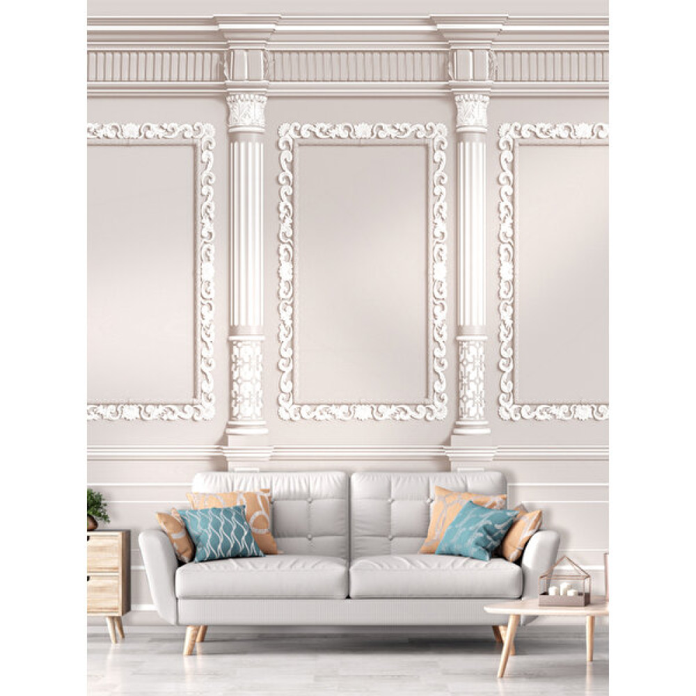 Dreamwall Çerçeve Desenli Isı ve Ses Yalıtımlı Sağlıklı Tekstil Duvar Kağıdı - 600 x 300 Poster Fiyatı