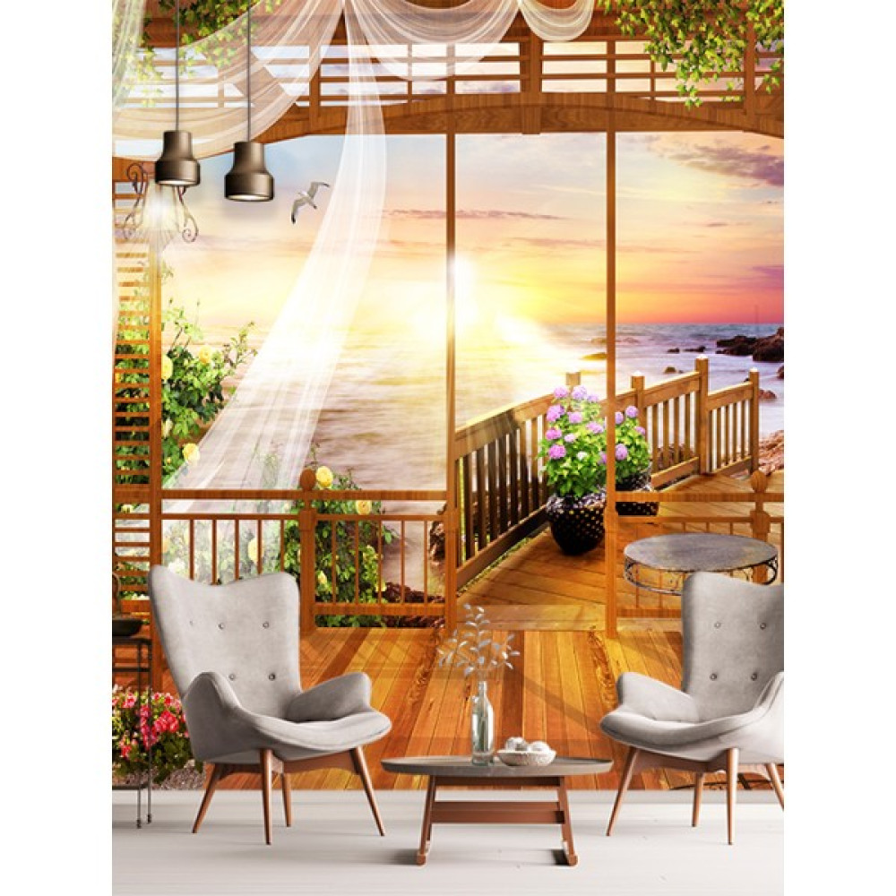 Dreamwall Kamelya Desenli Isı ve Ses Yalıtımlı Sağlıklı Tekstil Duvar Kağıdı - 420 x 280 - Çok Renkli Poster Fiyatı