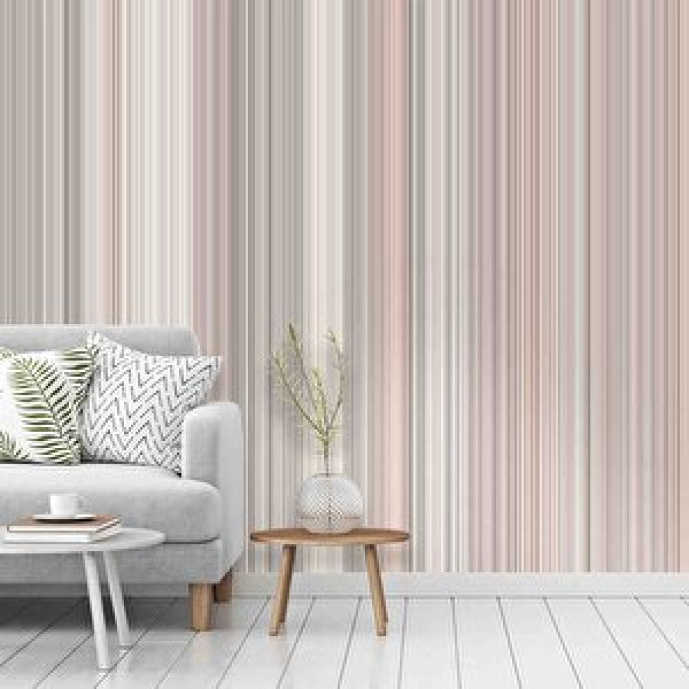 Dreamwall Modern Çizgili Desenli Isı Ve Ses Yalıtımlı Sağlık Dostu Kumaş Duvar Kağıdı Duvar Kağıdı Fiyatı