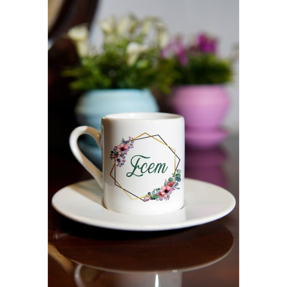 Dressy Home Ecem Yazılı Isimli Kahve Fincanı - Baskılı Fincan Fincan / Bardak / Kahve Takımı Fiyatı