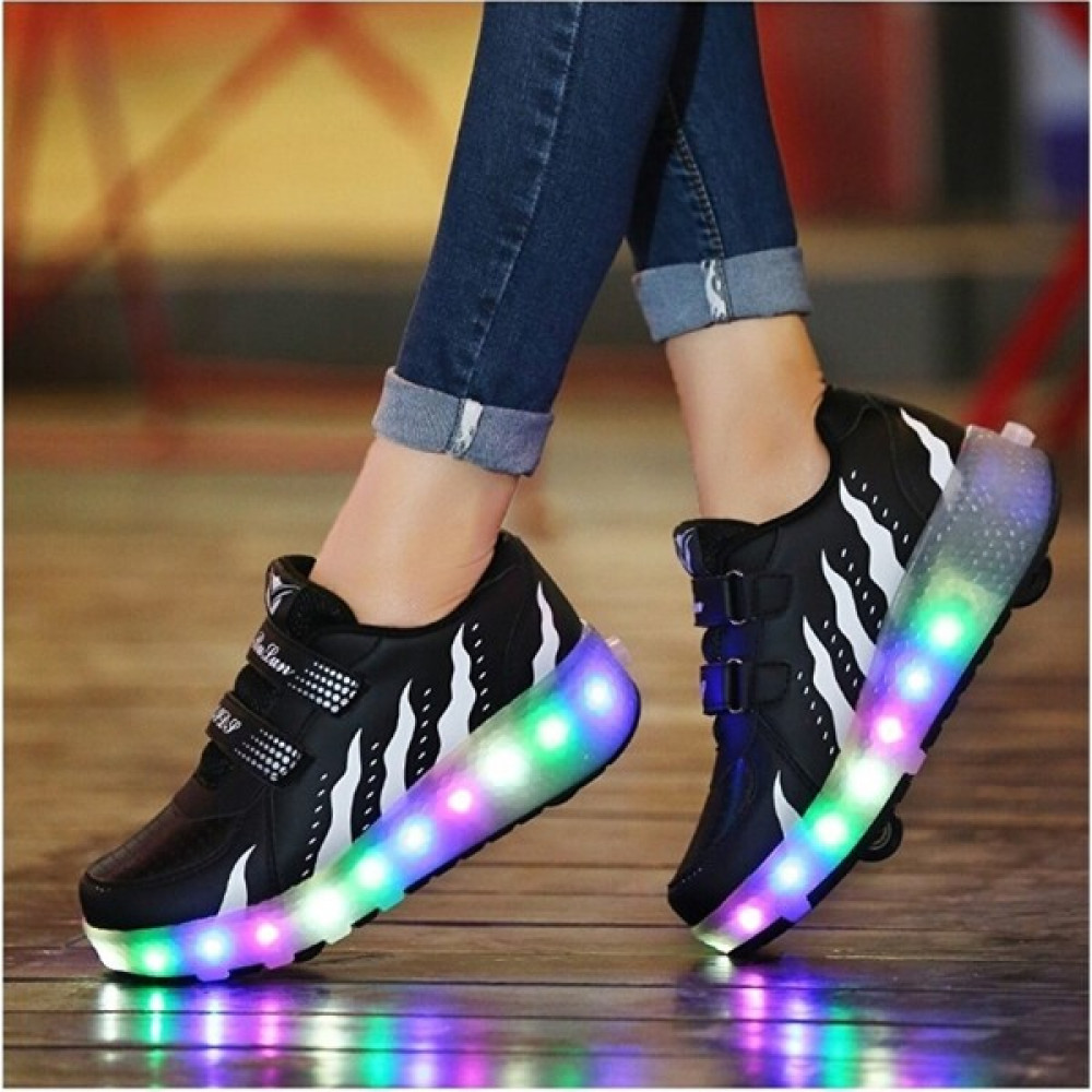 Dreyesp Sıtong 4 Tekerlekli USB Şarjlı LED Işıklı Paten Ayakkabı (Yurt Dışından) Paten Fiyatı