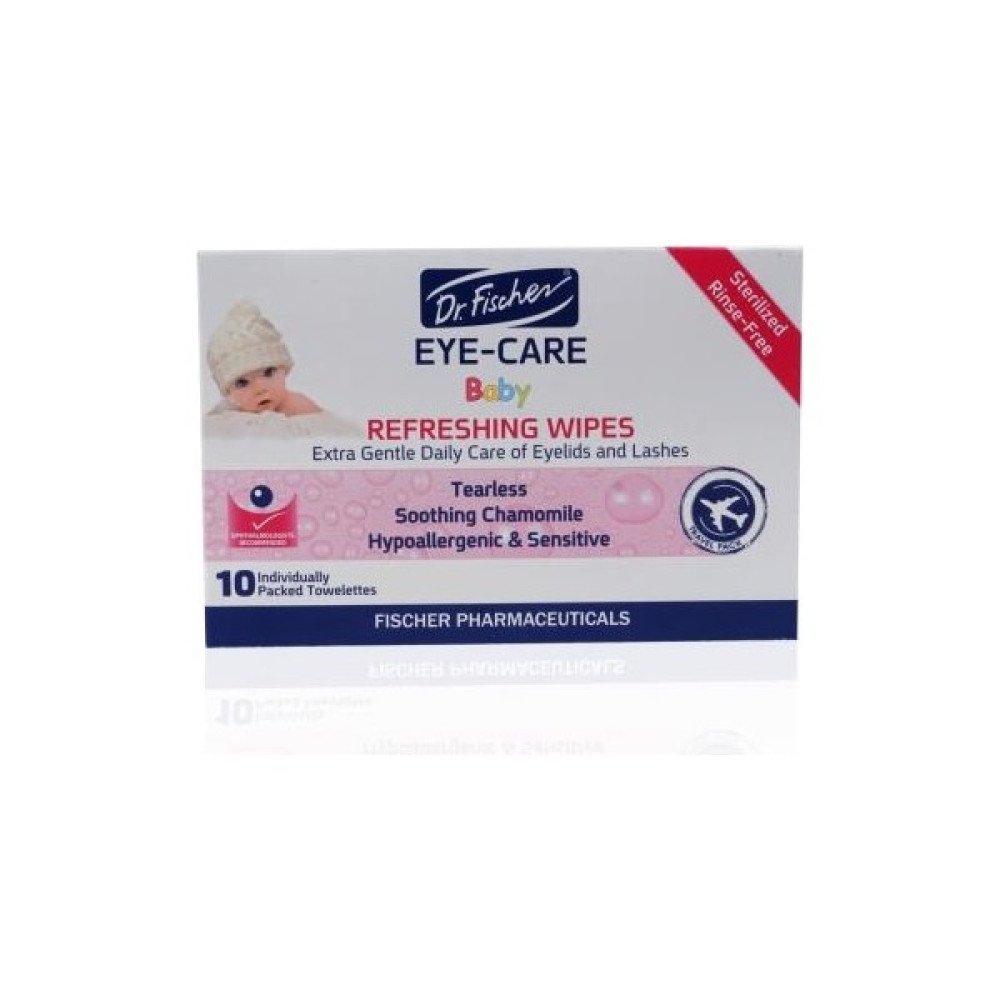 Dr.Fischer EyeCare Bebek Steril Göz Temizleme Mendili - 10'lu Seyahat Paketi Bebek Bakım Fiyatı