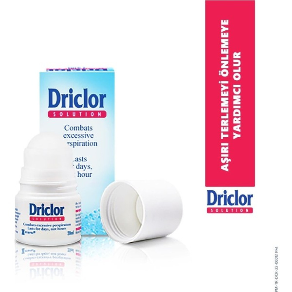 Driclor Aşırı Terleme Önleyici Antiperspirant Roll-On 20ML Ter Önleyici Deodorantlar Fiyatı
