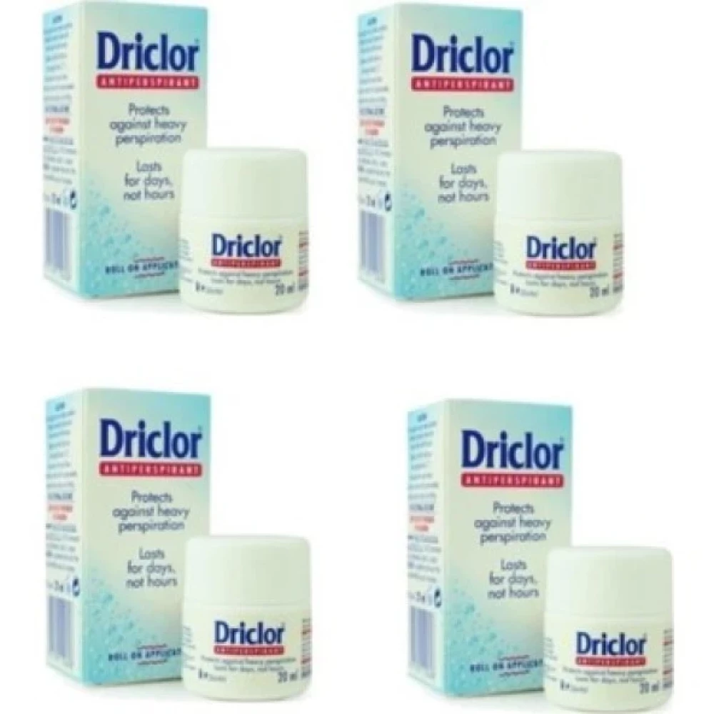 Driclor Solution Roll-On 20 Ml - Antiperspirant X 4 Adet Kadın Parfümleri Fiyatı
