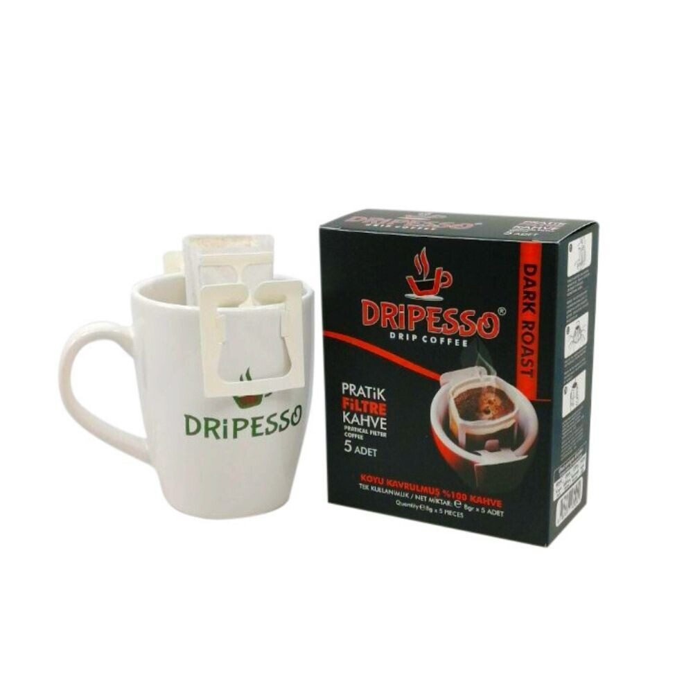 Dripesso Dark Roast Pratik Filtre Kahve 5'li Kahve Fiyatı