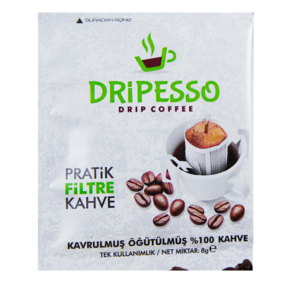 Dripesso Pratik Filtre Kahve Tekli 8 g Kahve Fiyatı