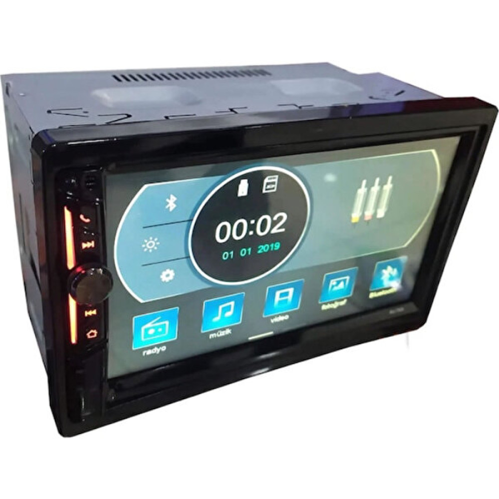 Drivetec DC-725 Bluetoothlu 7 Inç Double Din Oto Teyp + Geri Görüş Kamerası Oto Teypleri Fiyatı