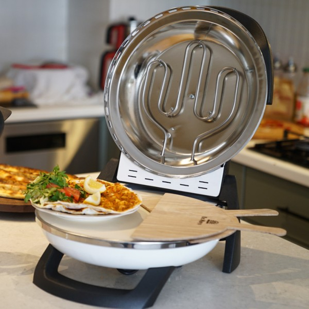 Dr.Maya® | XL Taş Fırın Pizza Makinesi - Beyaz Mini / Midi Fırınlar Fiyatı