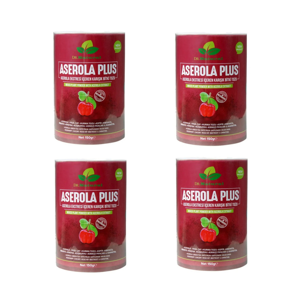 DRNATURAL 4 Adet Aserola Plus Acerola Ekstresi Içeren Karışık Bitki Tozu 150 Gr. Çay Fiyatı