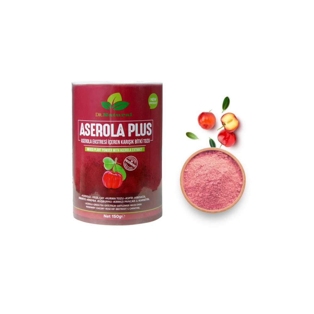 DRNATURAL Aserola Plus Barbados Kirazı İçeren Bitki Tozu 150 Gr Çay Fiyatı