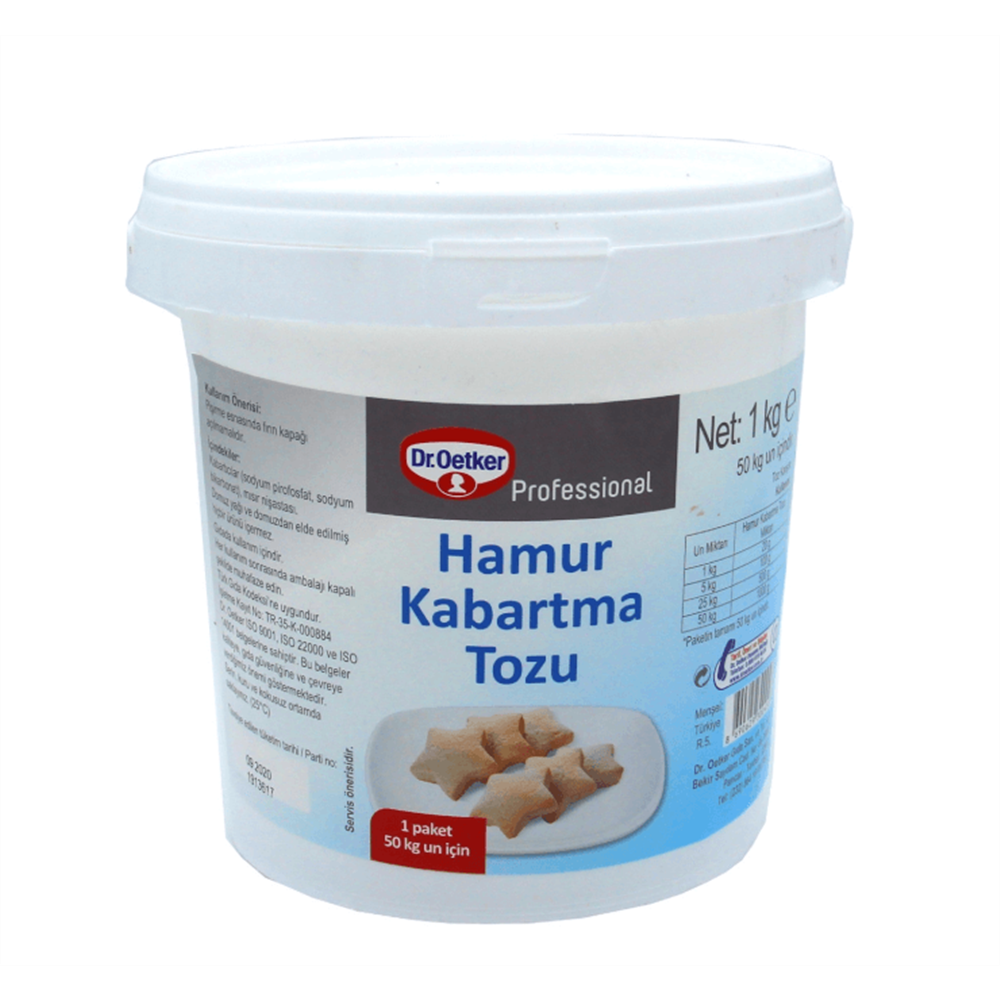 Dr.Oetker Hamur Kabartma Tozu 1 kg Tatlı ve Pasta Malzemeleri Fiyatı