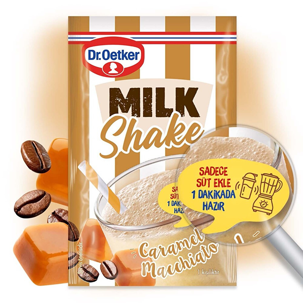 Dr.Oetker Milkshake Caramel Macchiato 18 g Kahve Fiyatı