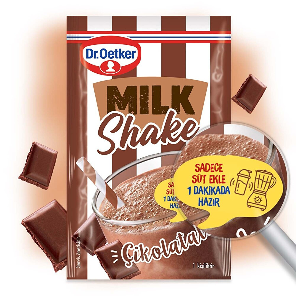 Dr.Oetker Milkshake Çikolatalı 24 g Kahve Fiyatı