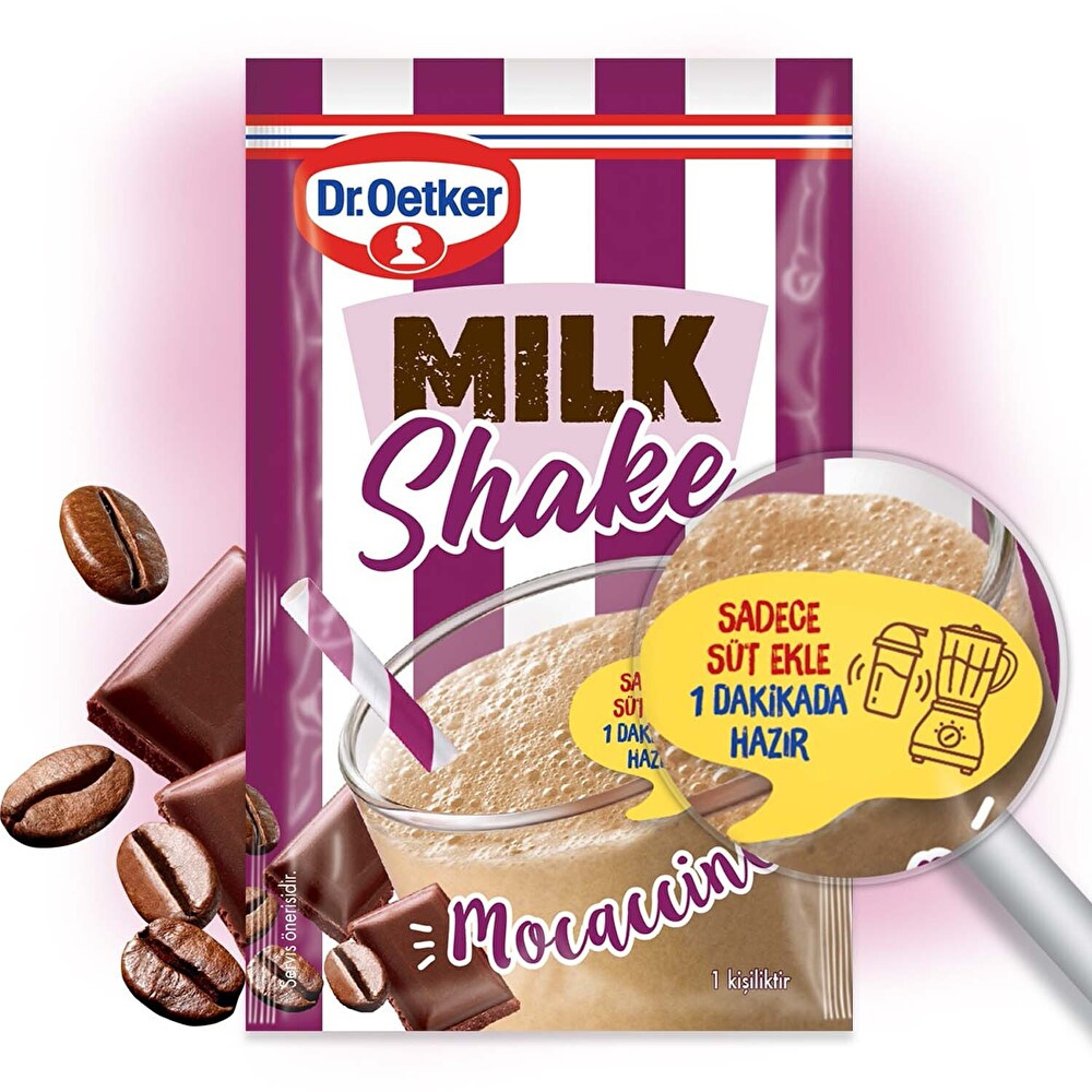 Dr.Oetker Milkshake Mocaccino 18 g Kahve Fiyatı