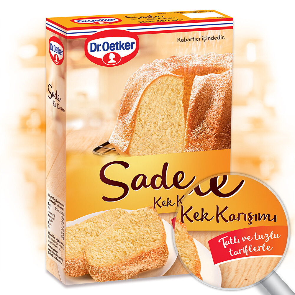 Dr.Oetker Sade Kek Karışımı 450 g Unlu Mamüller Fiyatı
