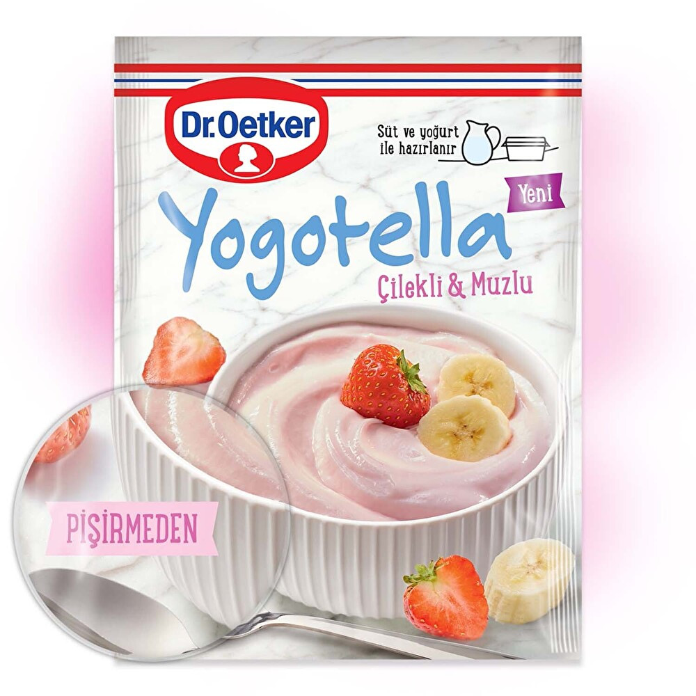 Dr.Oetker Yogotella Çilekli & Muzlu 68 g Unlu Mamüller Fiyatı