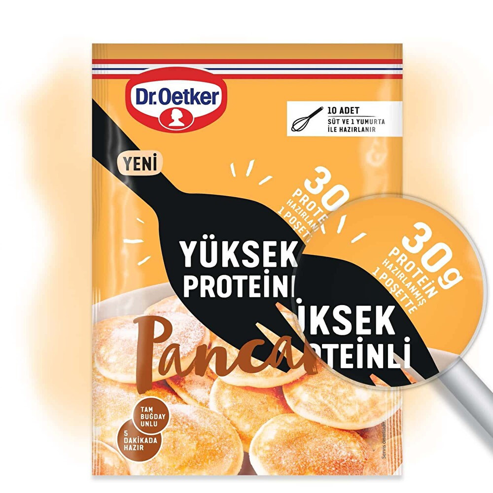 Dr.Oetker Yüksek Proteinli Pancake 129 g Unlu Mamüller Fiyatı