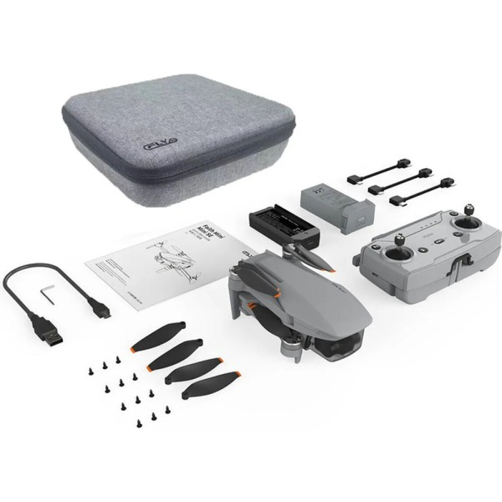 DroneEm X C-Fly Faith Mini Kameralı Drone Seti 4K - Gri Drone Fiyatı