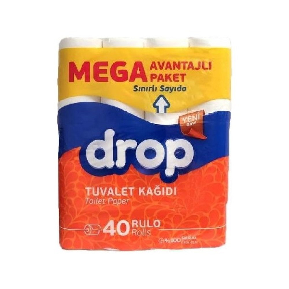 Drop Tuvalet Kağıdı 40'lı - Beyaz Tuvalet Kağıdı Fiyatı