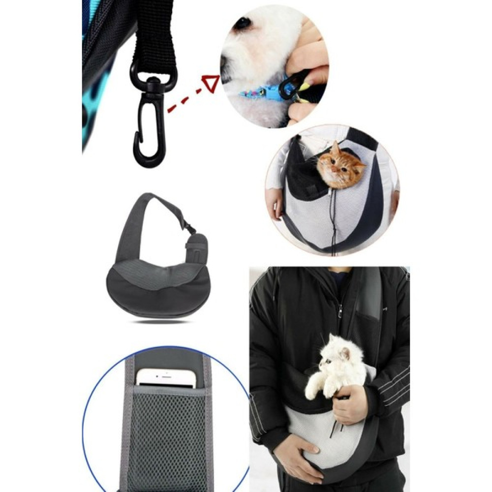 Droponi Wondi Large 45 x 40 cm Açık Gri Hanger Large Tek Omuz Askılı Kedi ve Küçük Irk Köpek Evcil Hayvan Taşıma Çantası Evcil Hayvan Ürünleri Fiyatı