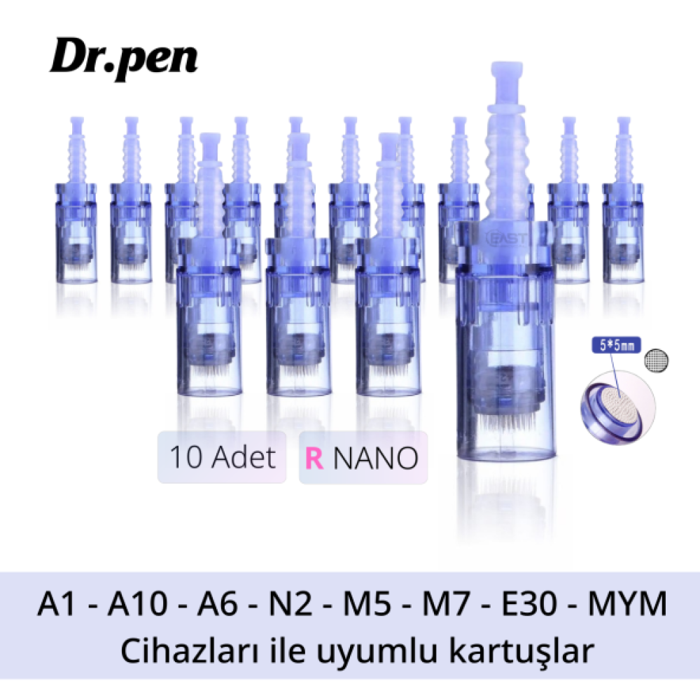 Dr.pen Dermapen Ignesi Mavi (Nano Kartus 10 Adet) Cilt Temizleme ve Peeling Fiyatı