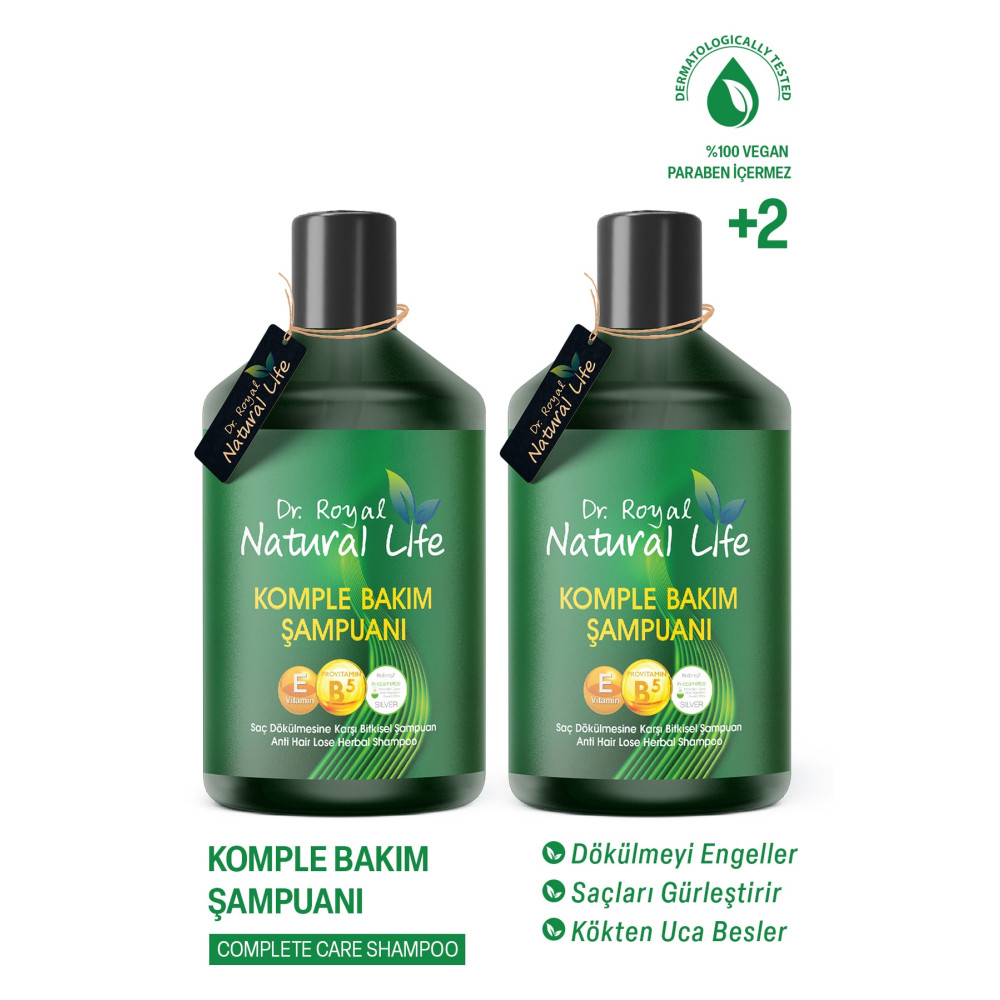 Dr.Royal Natural Life Saç Dökülmesine Karşı Bitkisel Keratinli Saç Bakım Şampuanı 500ml 2li Fırsat Paketi Şampuan ve Saç Kremi Fiyatı
