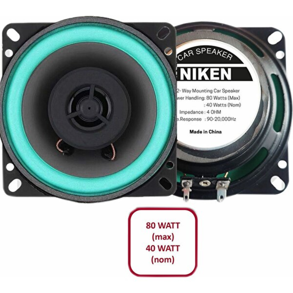 Drs Tuning 10 cm 4 Inç 80 Watt Niken Araç Hoparlörü Oto Hoparlörleri & SubWoofer Fiyatı