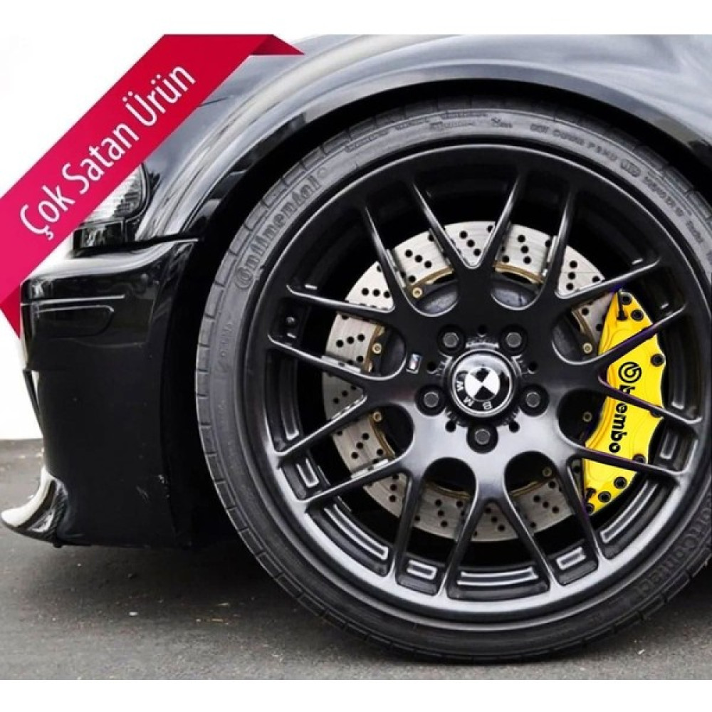 Drs Tuning Tata Telco Uyumlu Brembo Sarı Kaliper Kapağı 4 Parça Ön Arka Set - Siyah Oto Boyaları Fiyatı