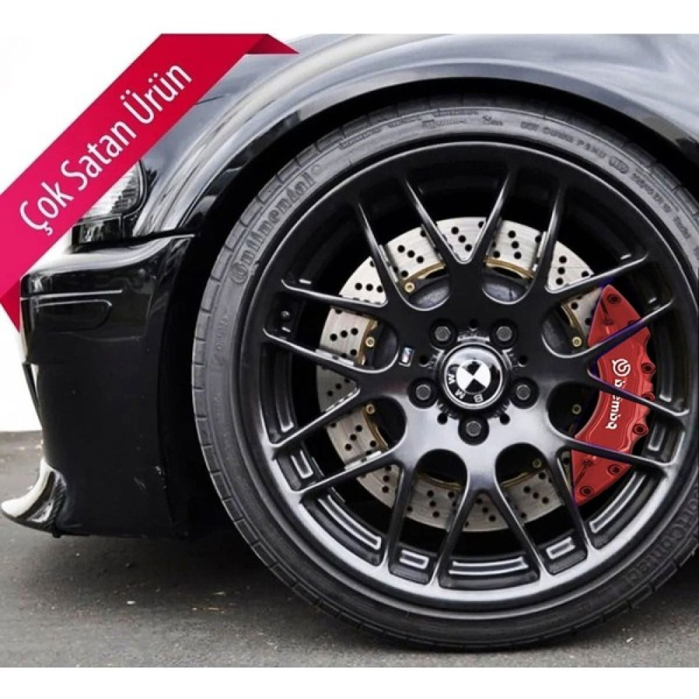 Drs Tuning Volkswagen Phaeton Uyumlu Brembo Kırmızı Kaliper Kapağı 4 Parça Ön Arka Set - Siyah Oto Boyaları Fiyatı