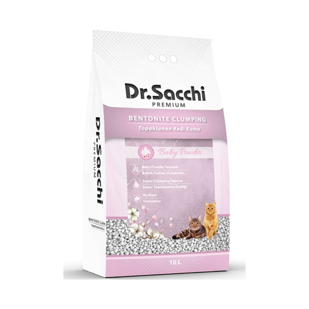 Dr.sacchi Bebek Pudrası Kokulu Bentonit Kedi Kumu 2X10 Lt Evcil Hayvan Ürünleri Fiyatı