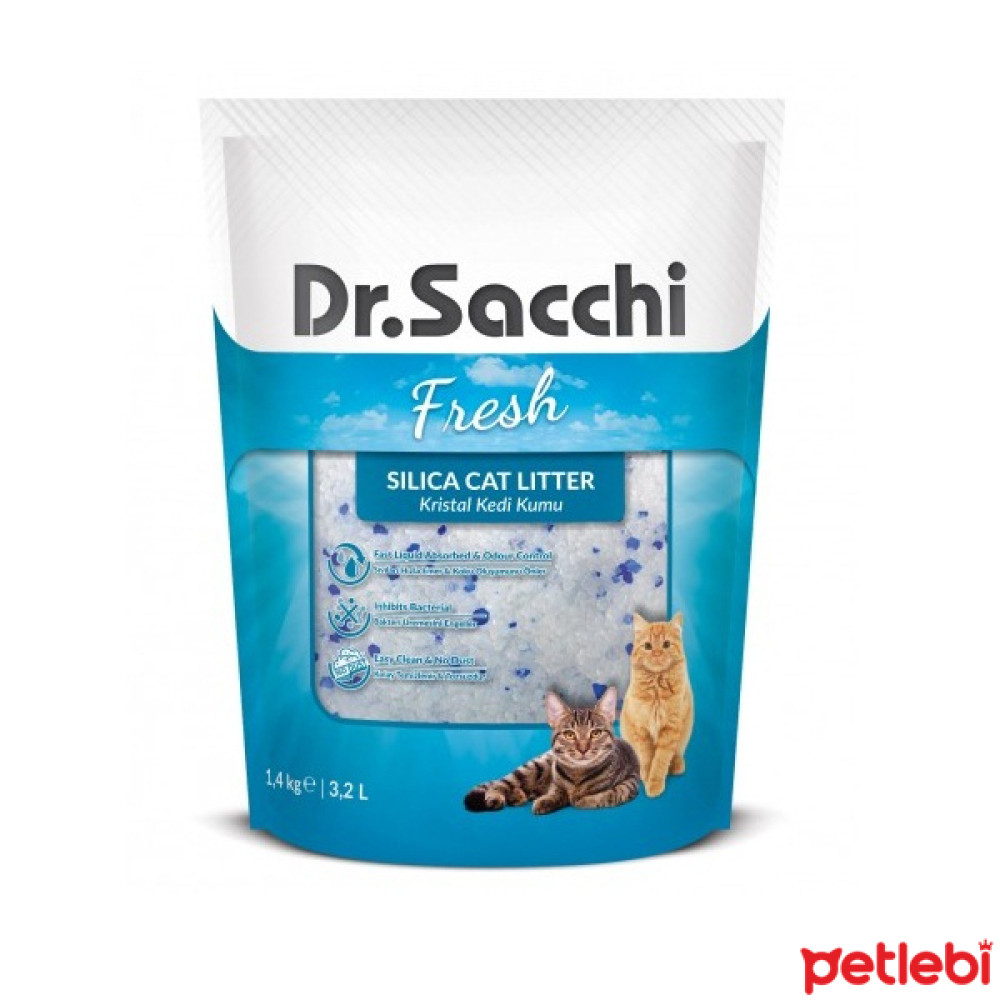 Dr.Sacchi Kristal Silika Kedi Kumu 3,2lt Evcil Hayvan Ürünleri Fiyatı