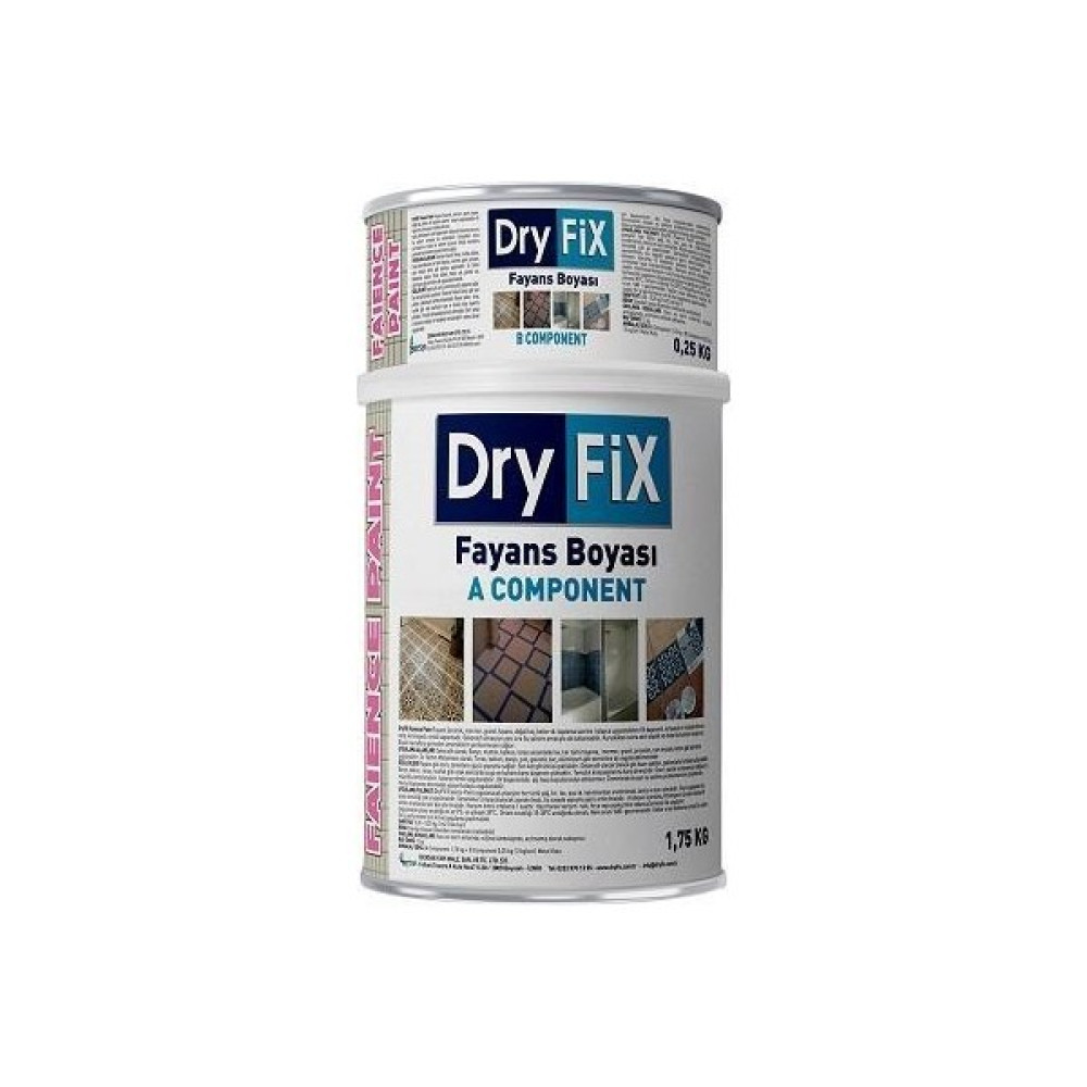 Dryfix Faience Paint Fayans Boyası 1 Lt - Beyaz İç Cephe Duvar Boyası Fiyatı
