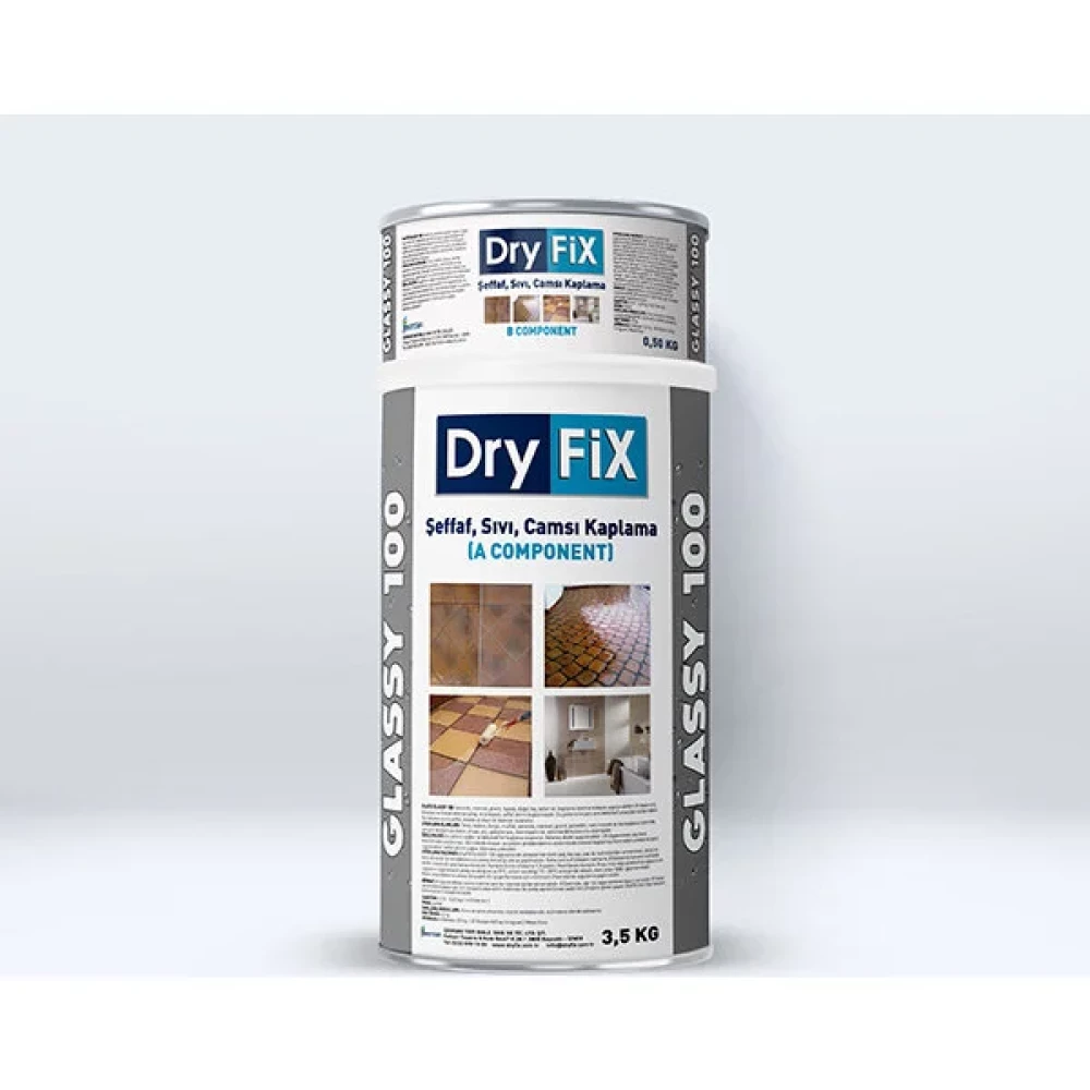 Dryfix Glassy 100 Sıvı Cam - Şeffaf Su Izolasyonu 4 kg Boyalar & Boyacı Aletleri Fiyatı