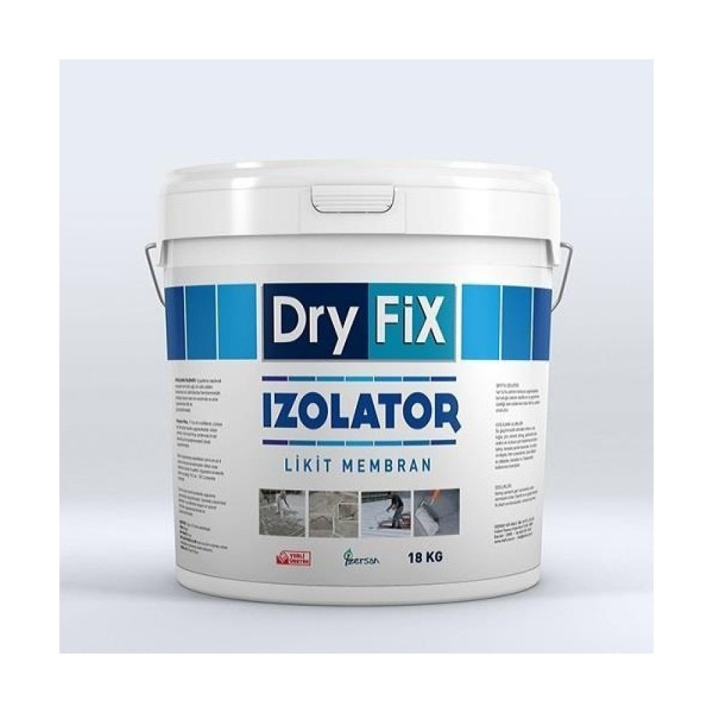 Dryfix Izolatör Elastomerik Likit Membran 18 kg Uv'li - Beyaz Dış Cephe Yalıtım Malzemeleri Fiyatı