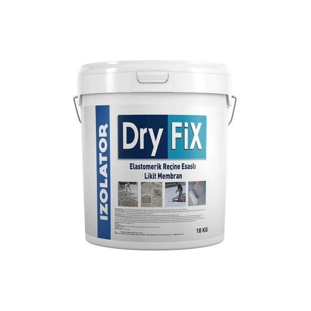 Dryfix Izolatör Elastomerik Reçine Esaslı Likit Membran 18 kg Beyaz - 18 lt Boyalar & Boyacı Aletleri Fiyatı