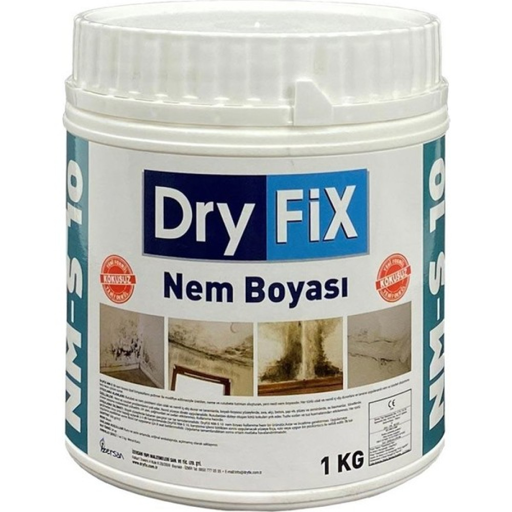 Dryfix Nm-S 10 Kokusuz Nem Boyası 1 kg Beyaz İç Cephe Duvar Boyası Fiyatı