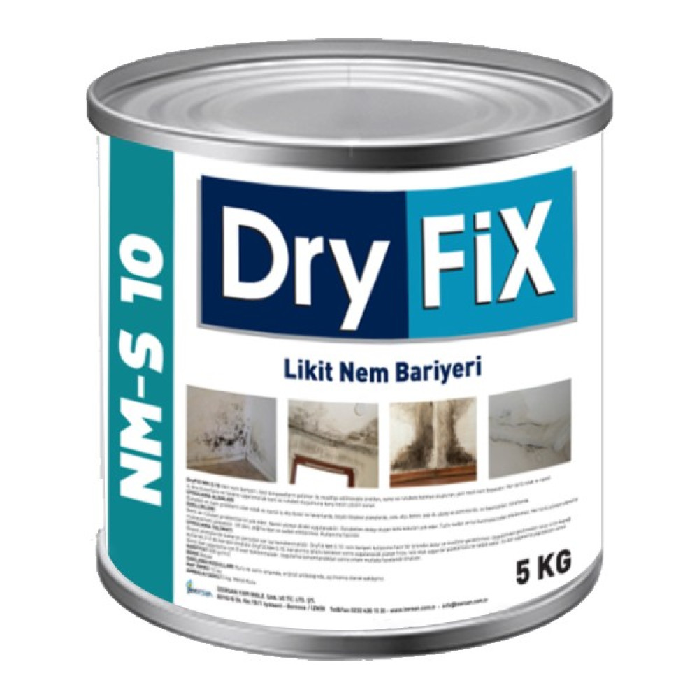 Dryfix NM-S 10 (Nemeson) Nem ve Rutubet Boyası 5 Kg İç Cephe Duvar Boyası Fiyatı
